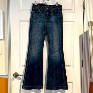 7 for all mankind bootcut jeans, size 26
